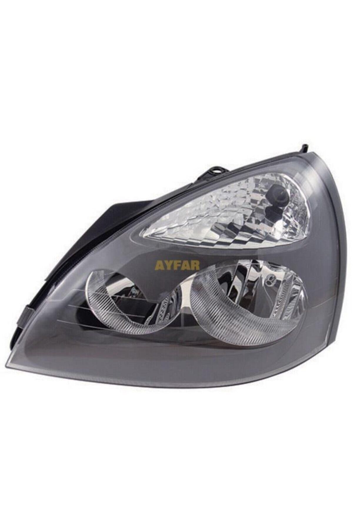 AYFAR Renault Clıo Motorlu Sağ Ön Far Krom Çerçeve 2001-2009
