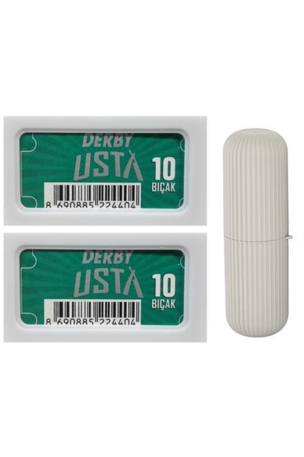 GiftMatikcenter Derby 20 Adet Tıraş Jileti Tıraş Malzeme Kutusu Set 713125