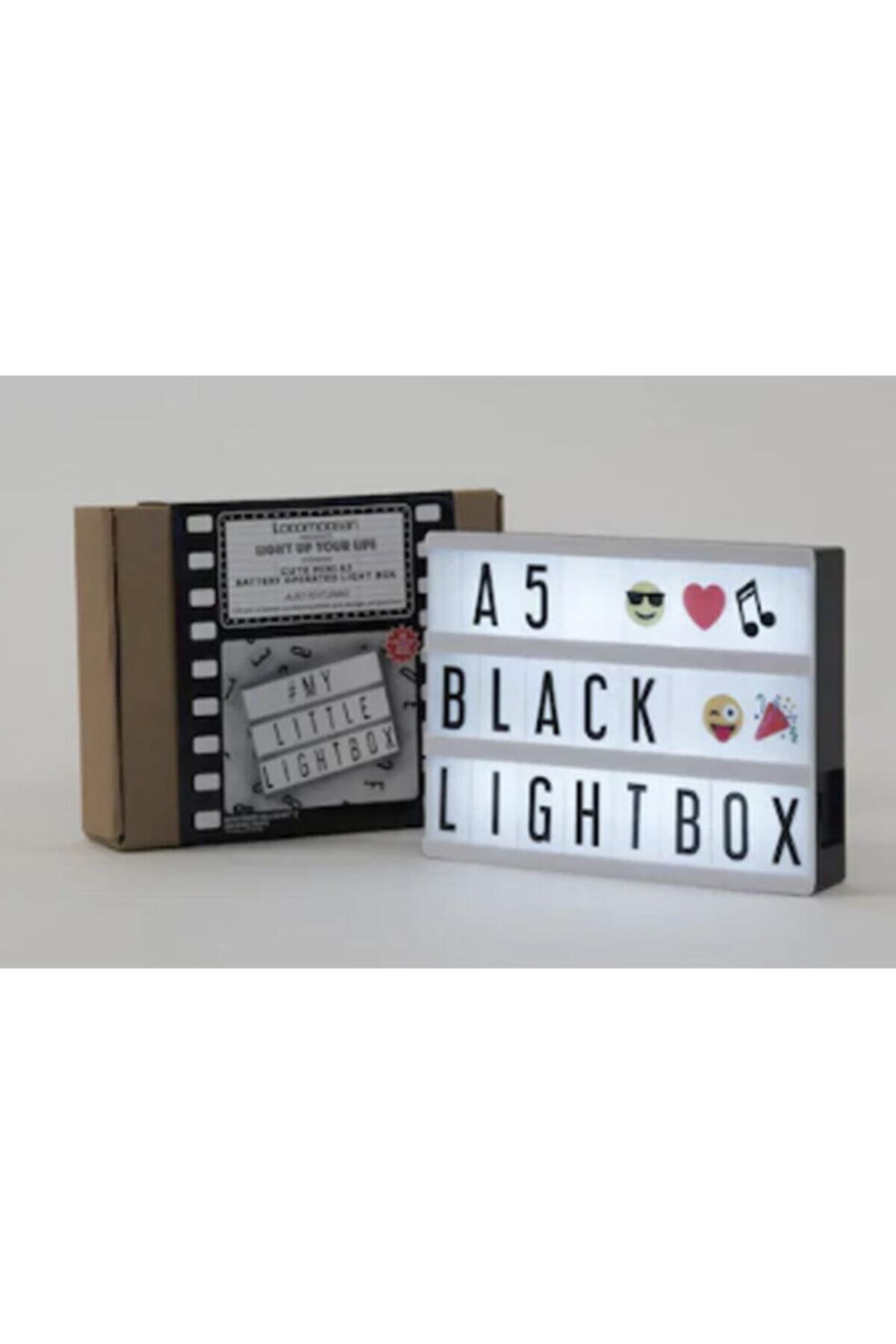 itex Cinematic Harflerle Işıklı Mesaj Veren Pilli Lightbox Işıklı Pano A5