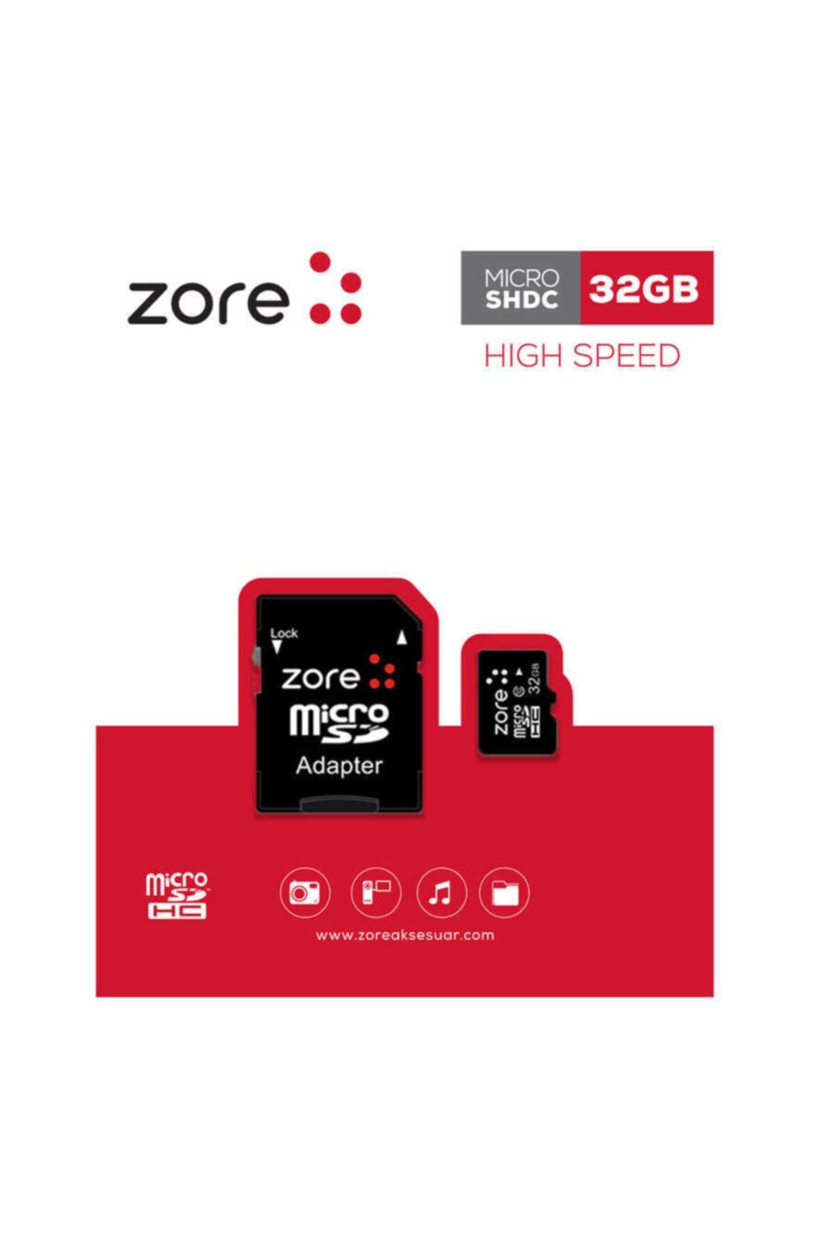 zore Micro Sd Hafıza Kartı 32gb