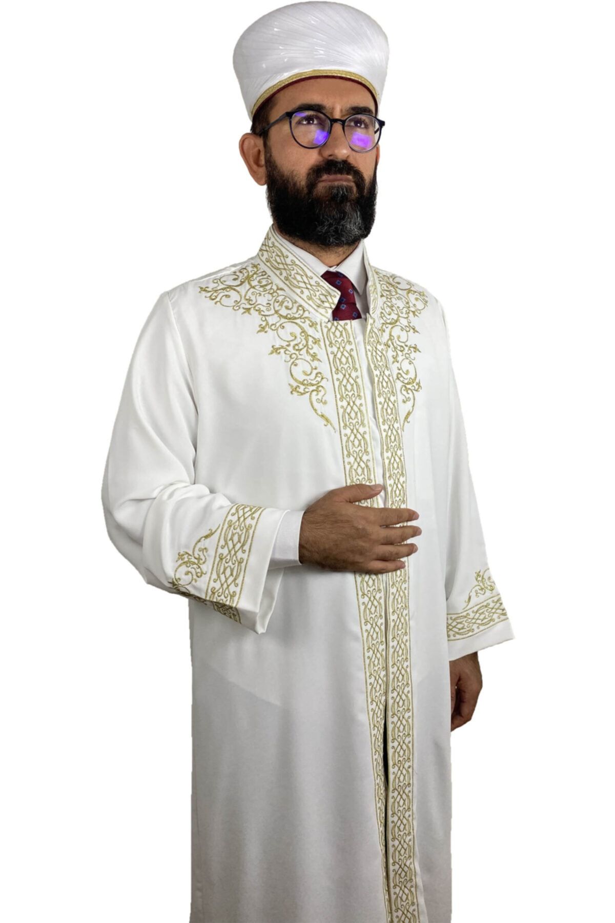 İCMA Osmanlı Nakışlı Altın İşlemeli İmam Cübbesi