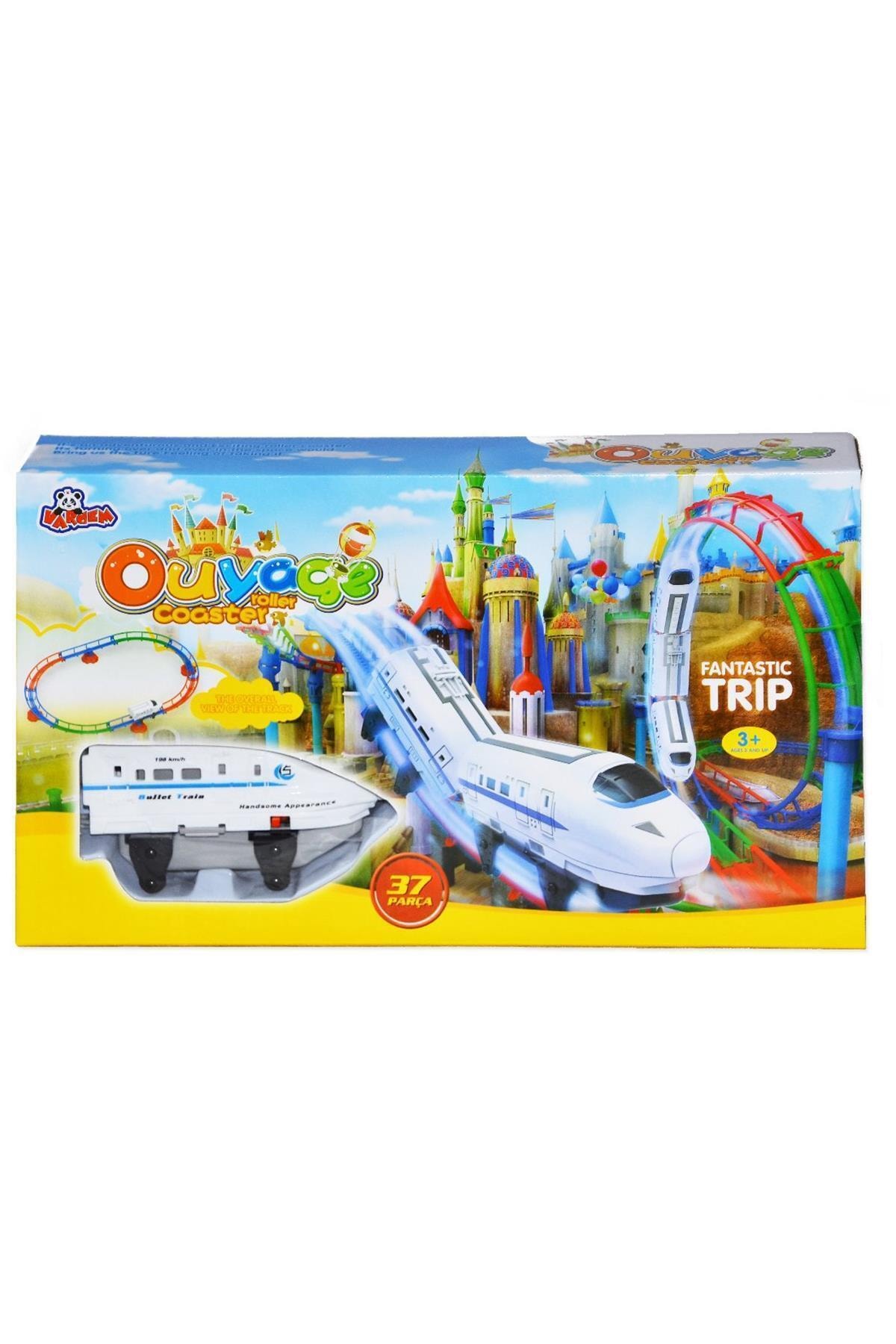 VARDEM OYUNCAK 661h-5 Işıklı Hızlı Tur Treni 37 Parça