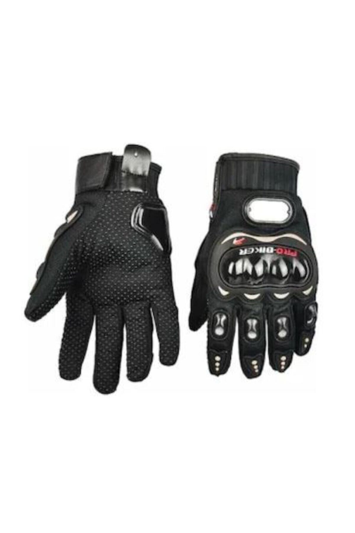 ProBiker Unisex Siyah Korumalı Motosiklet Eldiveni