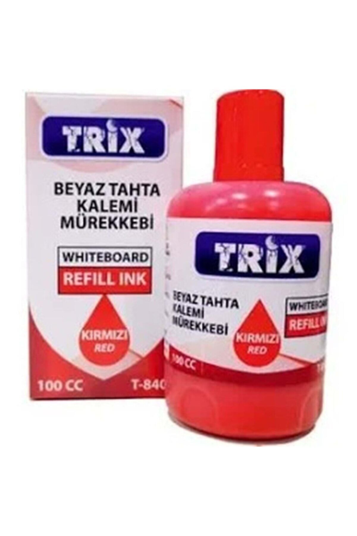 TRİX Kırmızı Tahta Kalemi Mürekkebi 100 Ml * T-840