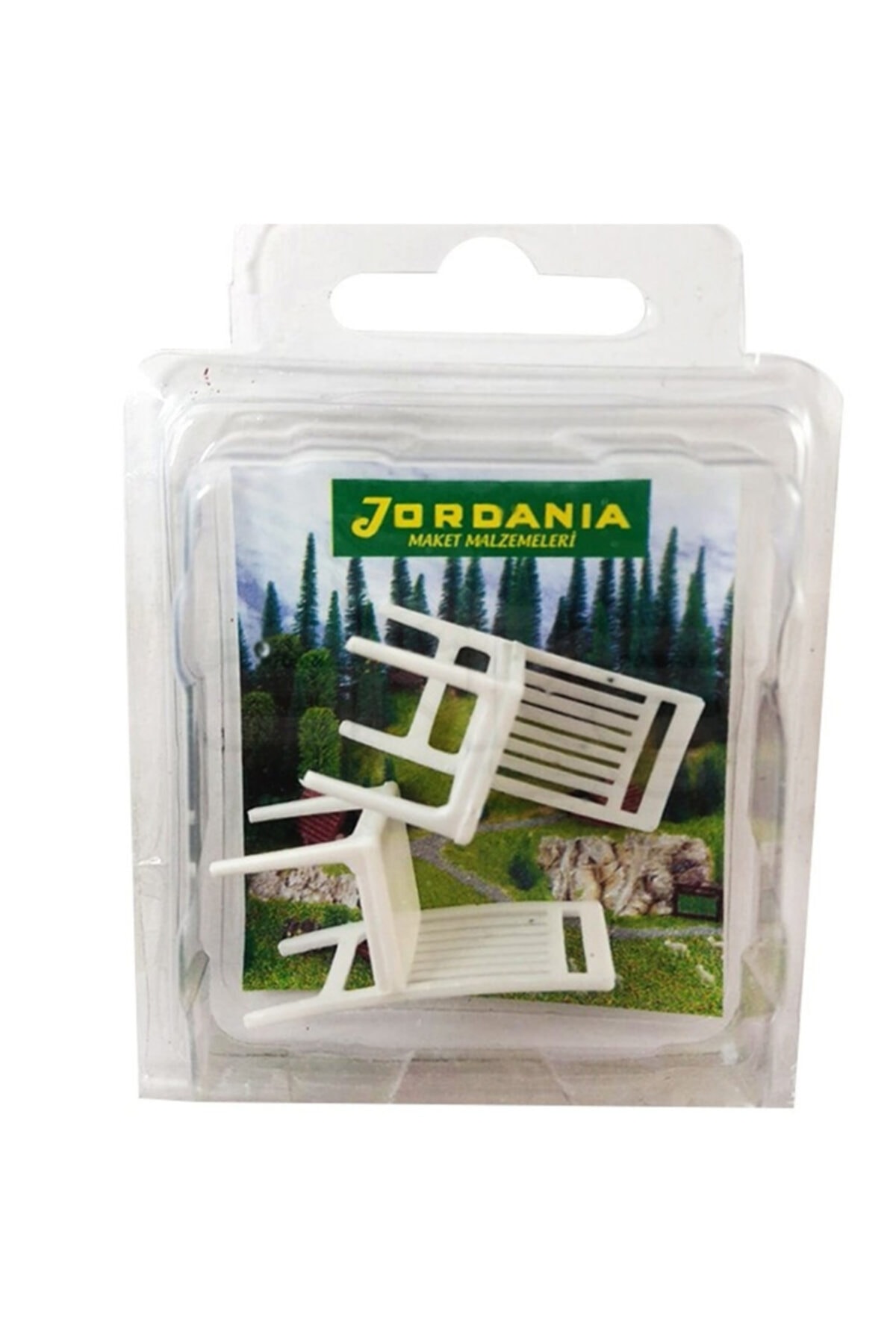 Jordania Sandalye Beyaz 2li 1/25 Ef3025-03