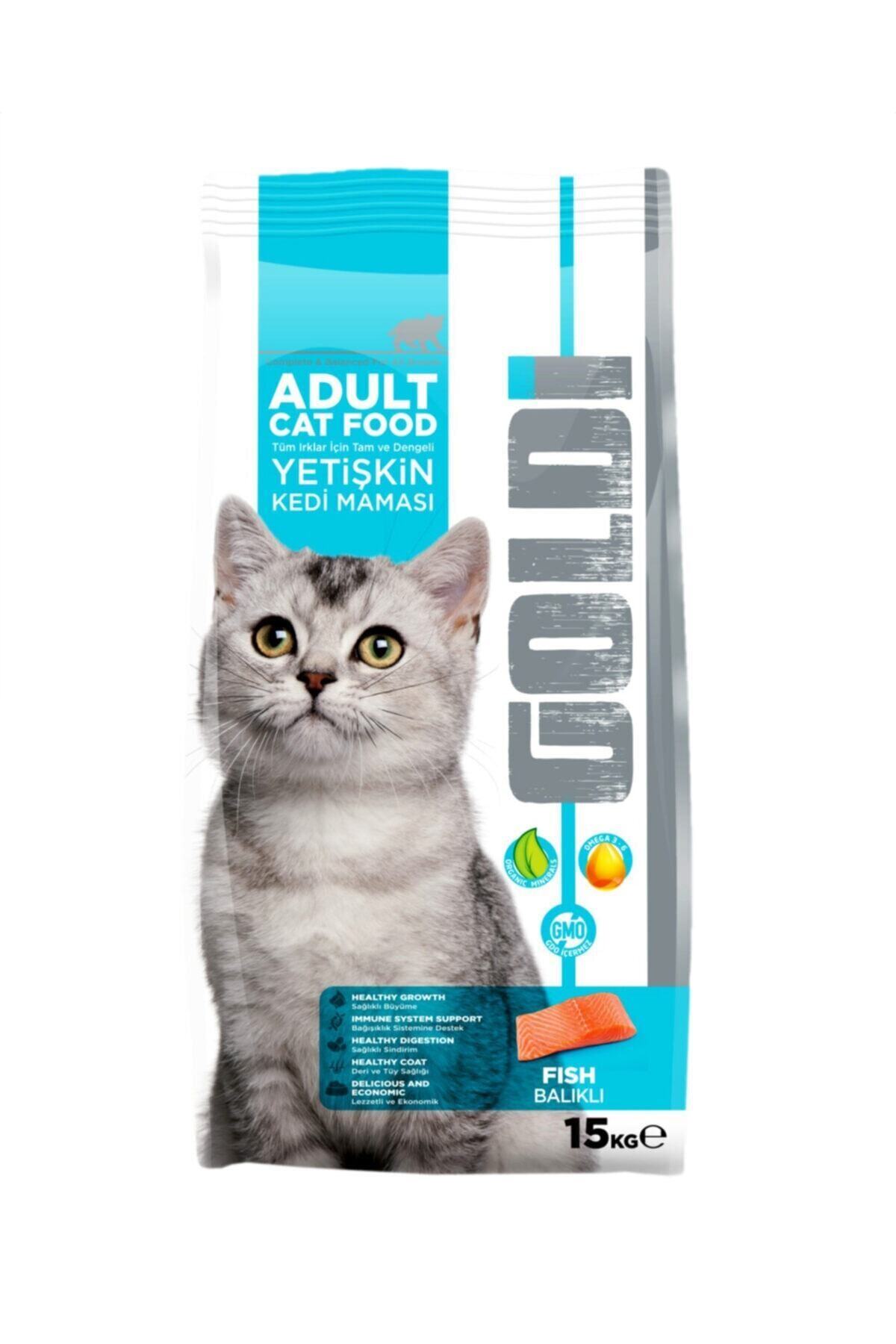 GOLDİ Balık Etli Kedi Maması 15 kg