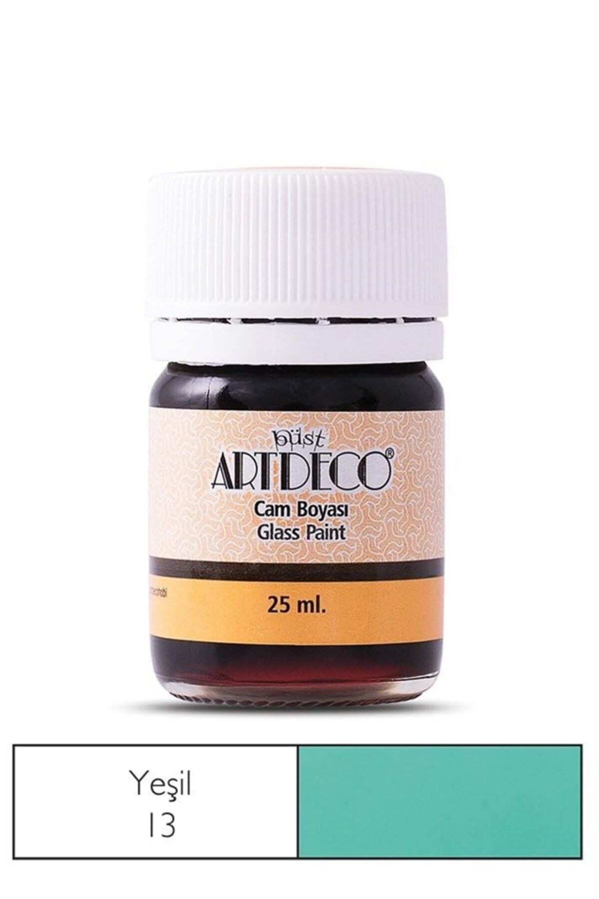Artdeco Cam Boyası 25ml Yeşil 13