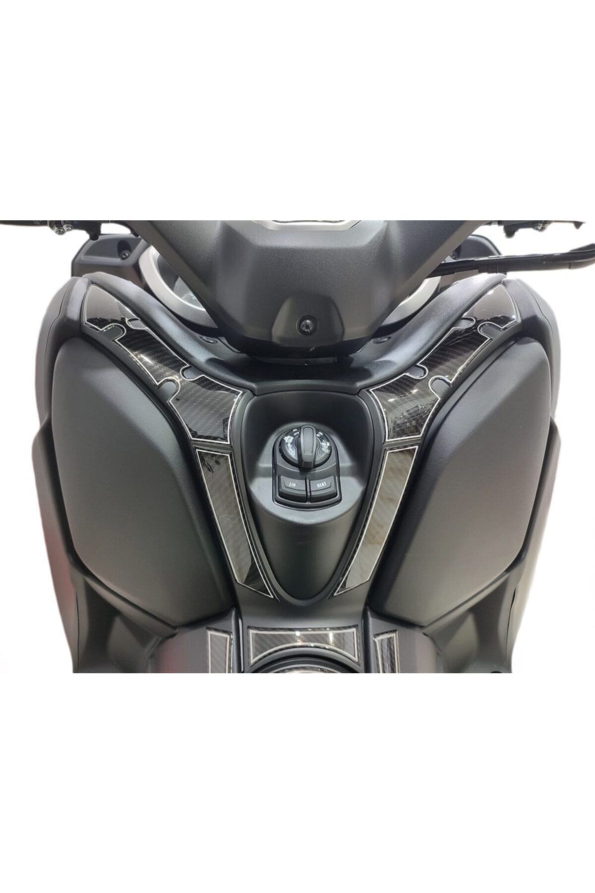 Redline Grafik Yamaha Xmax 2018-2021 Karbon Desen Torpido Pad Aksesuar