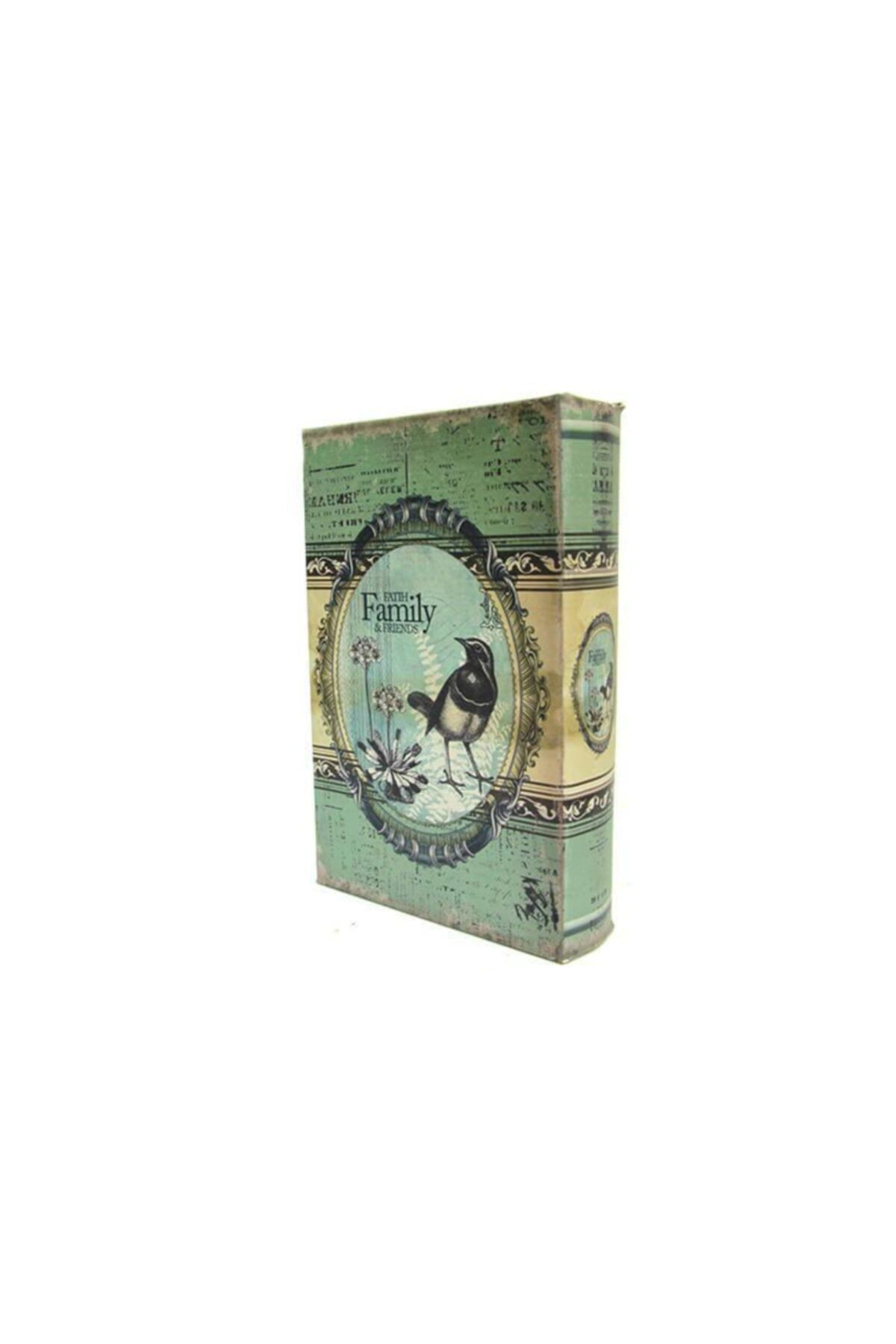 Dreamsshop Kutu Kitap Aynalı Kuş Kitap Kutusu Dekoratif Hediyelik