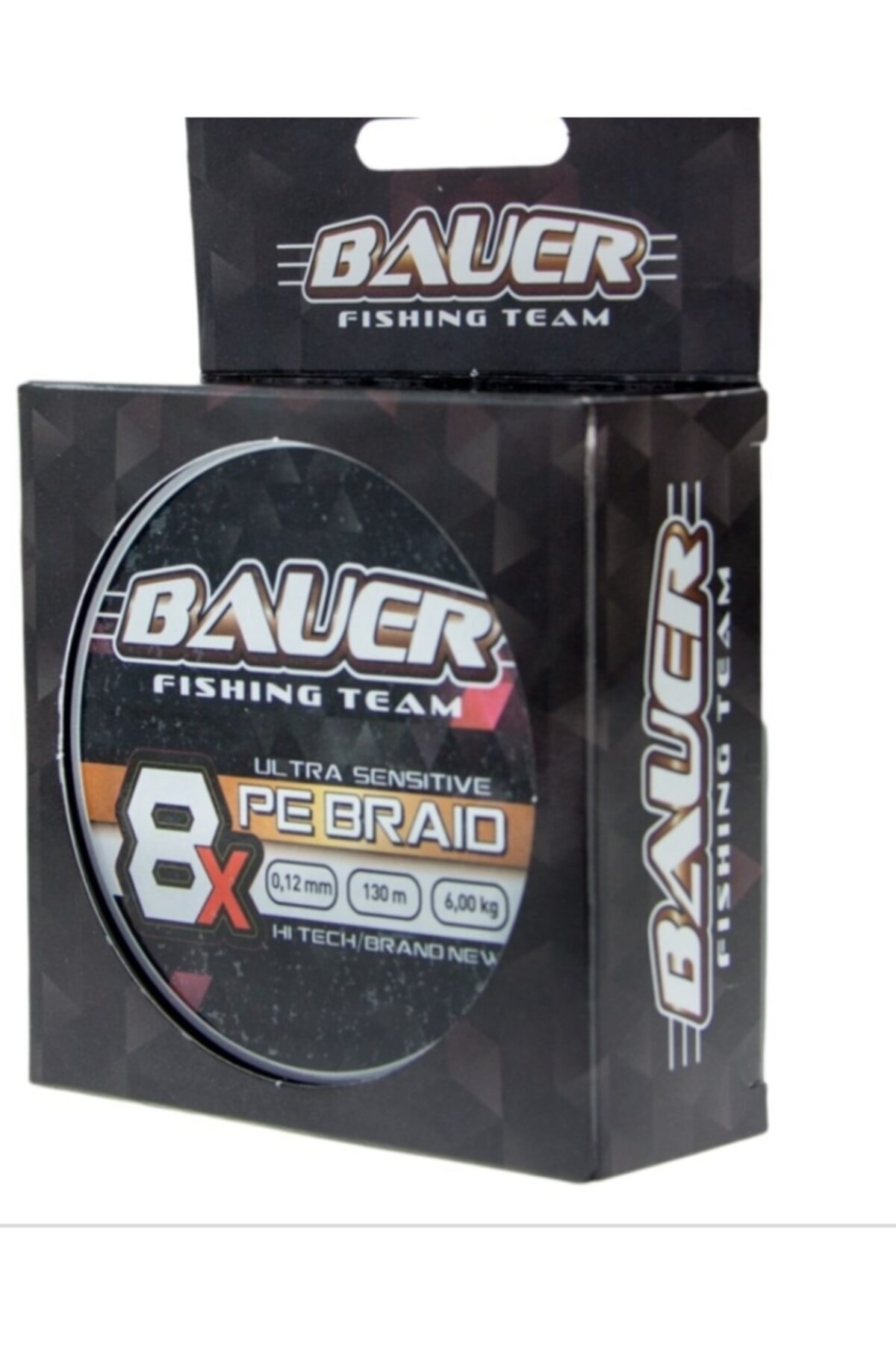 BAUER 8x Ip Misina Pe Braid 0.12 Mm 6 Kg 130 Mt