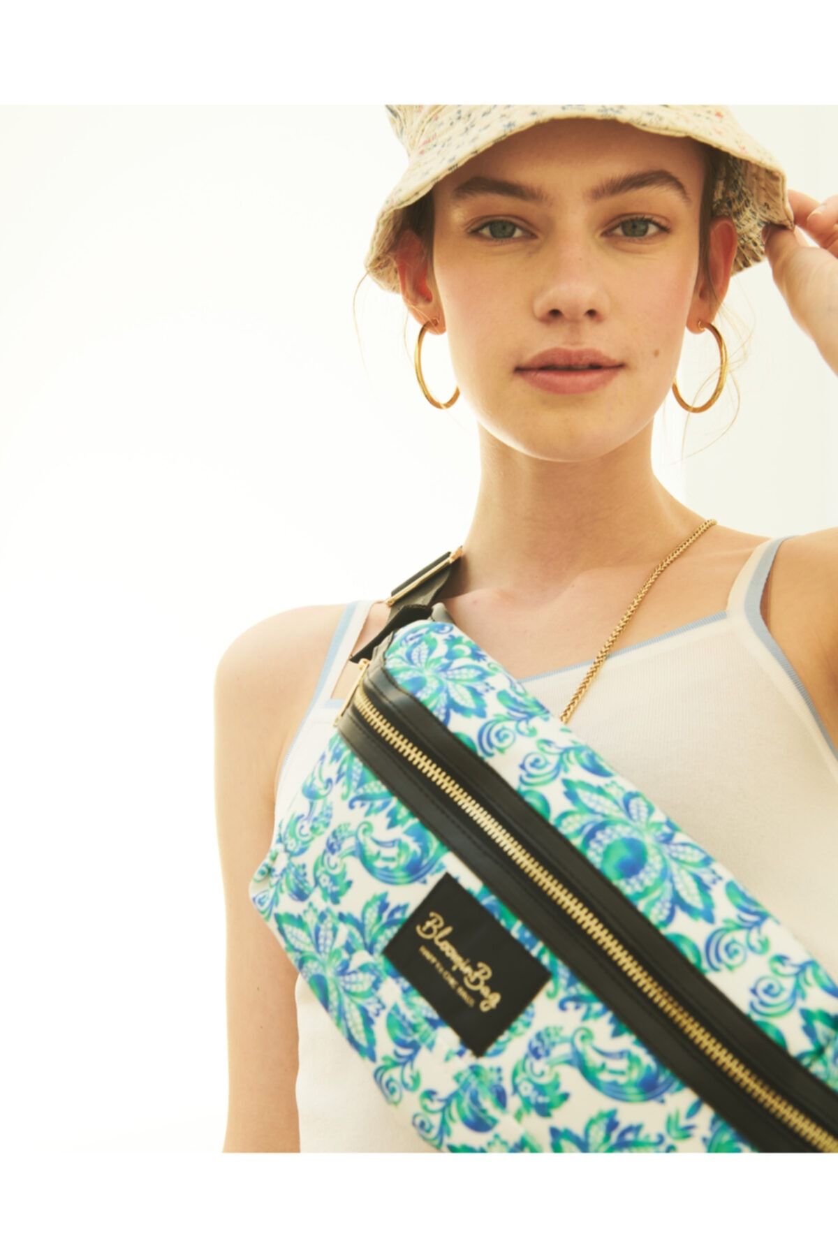 BloominBag Blue Blanc Bel Çantası