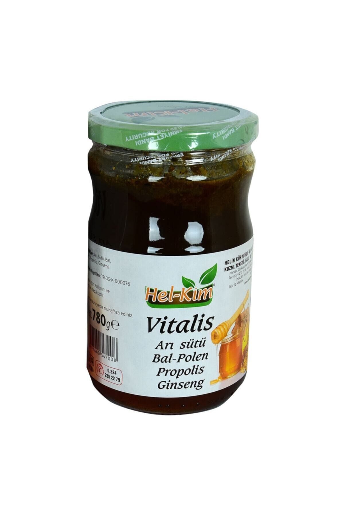 HelKim Vitalis Arı Sütü Bal Polen Propolis Ginsengli Bitkisel Macunnu 780gr