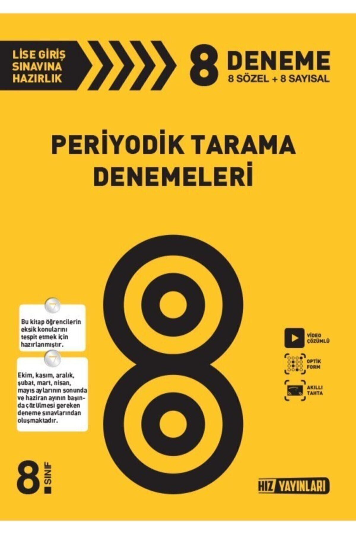 Hız Yaynları Hız Yayınları 8.sınıf Lgs Periyodik Tarama Denemeleri