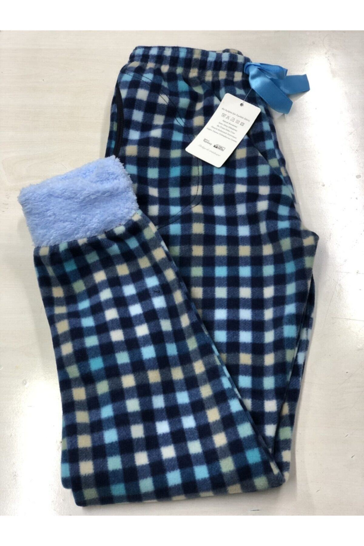 Pijamoni Kadın Cepli Polar Tek Alt