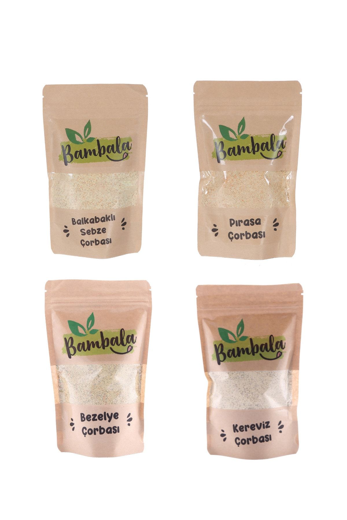 Bambala 4'lü - Glutensiz Sebze Ve Bakliyatlar! 4x 150g Koruyucu Ve Pestisit Içermez