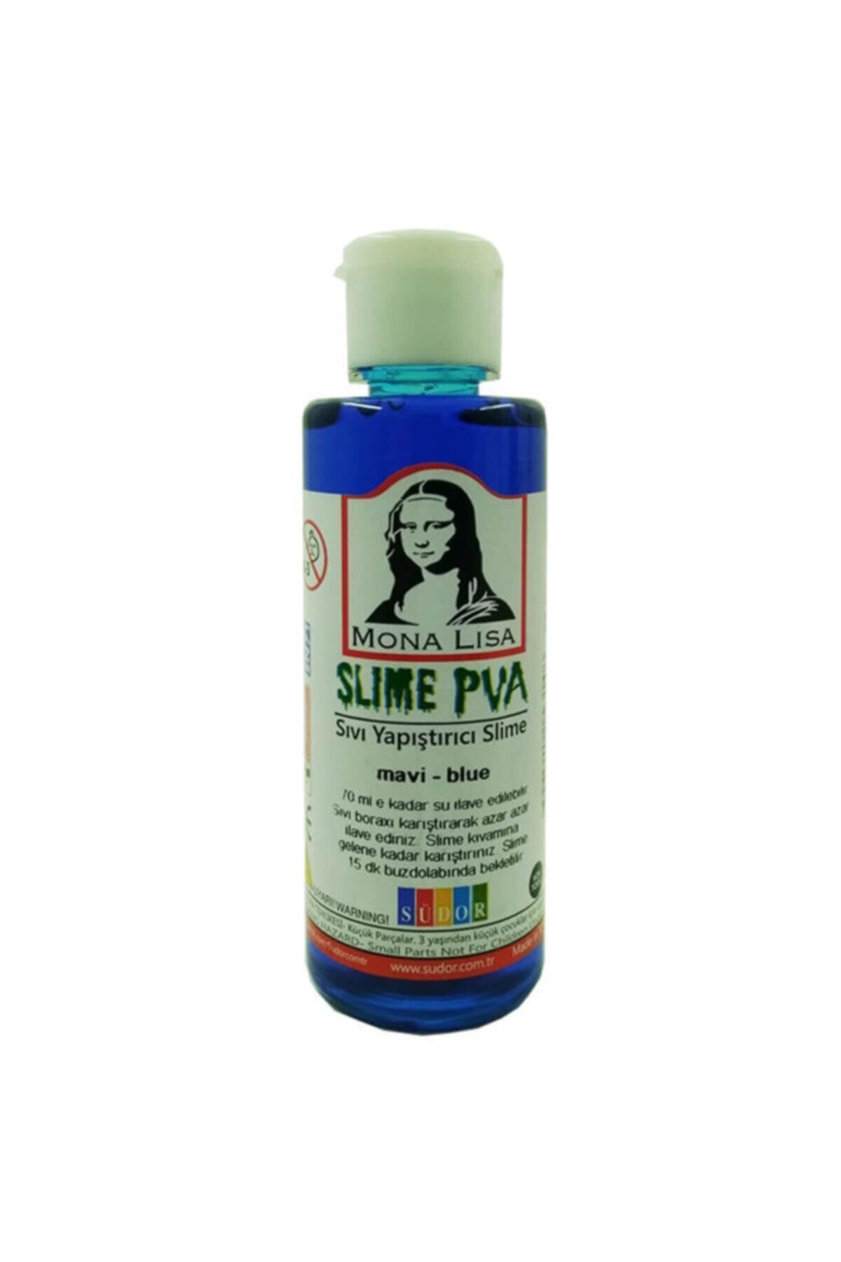 Südor Monalisa Sıvı Yapıştırıcı Slime 70 Ml Mavi Sl01-4 (12 Li Paket)