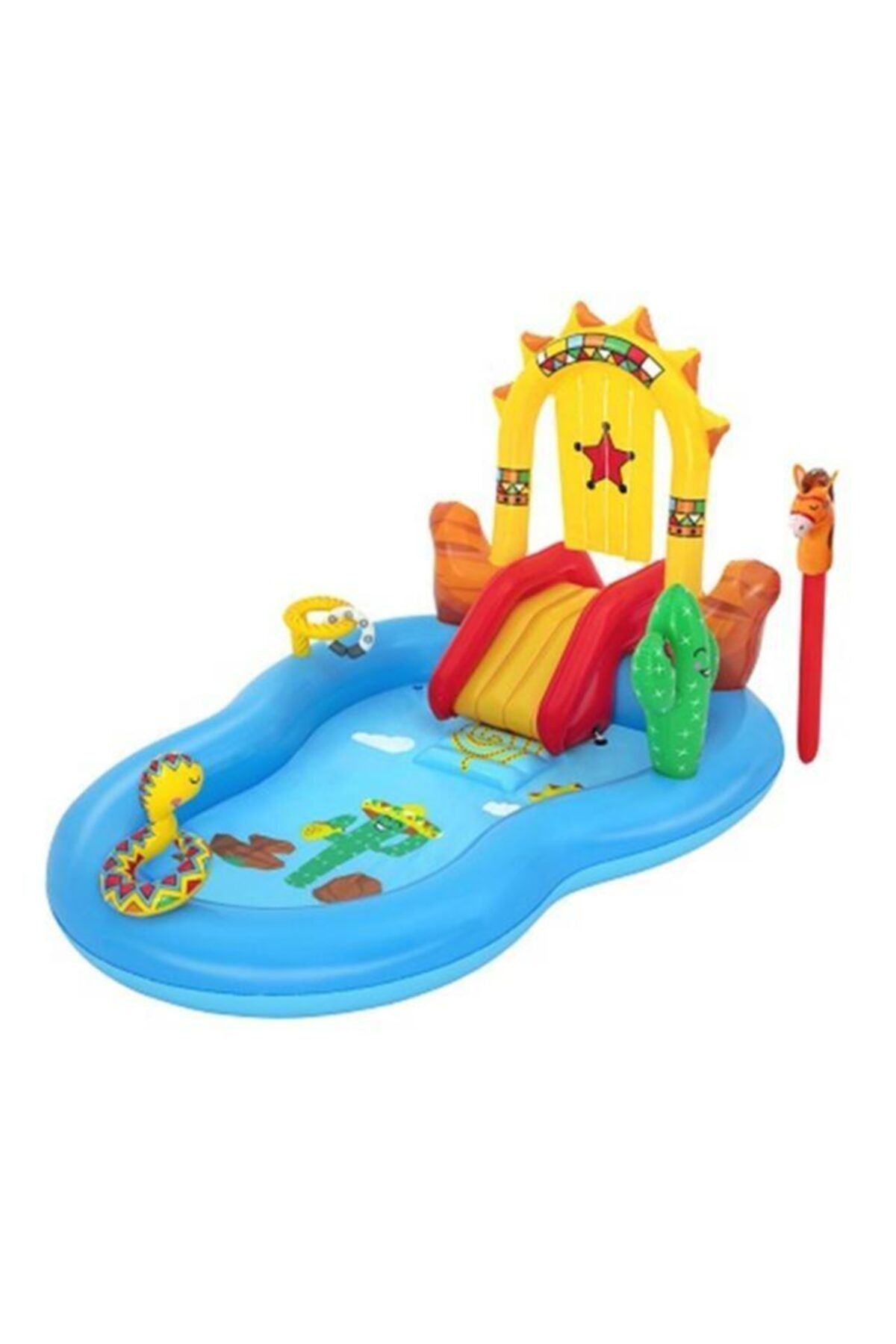 akids 2022 Bestway Vahşi Batı Oyun Havuzu 264 X 188 X 140 Cm 53118