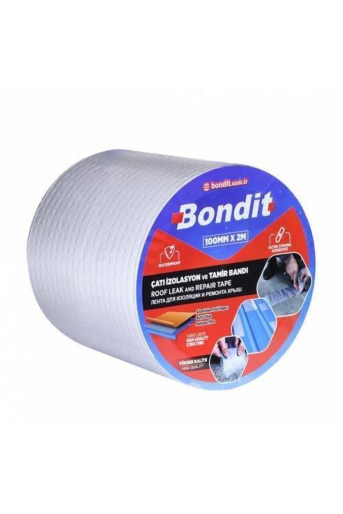 Bondit Çatı Izolasyon Ses Su Yalıtım Tamir Çamur Bandı 10 Cm X 2 Metre