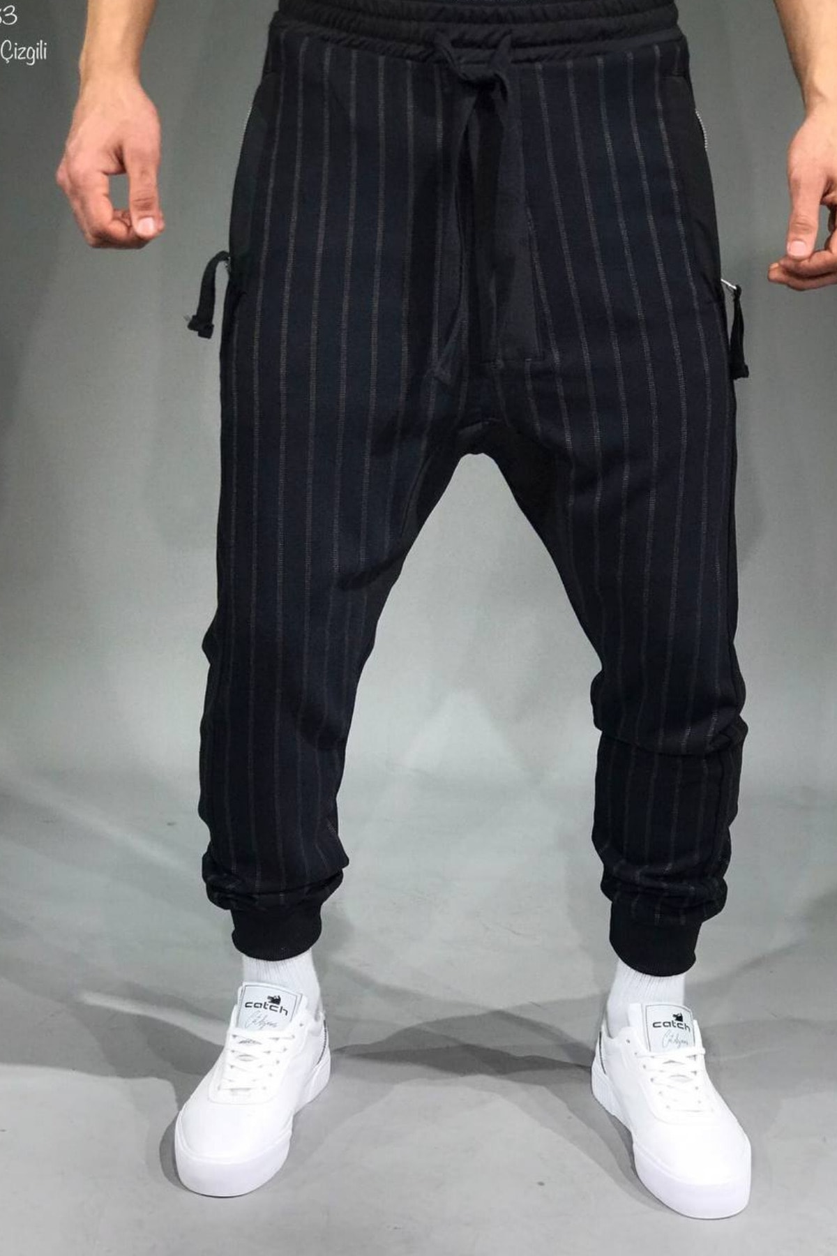 MEN Çizgili Şalvar