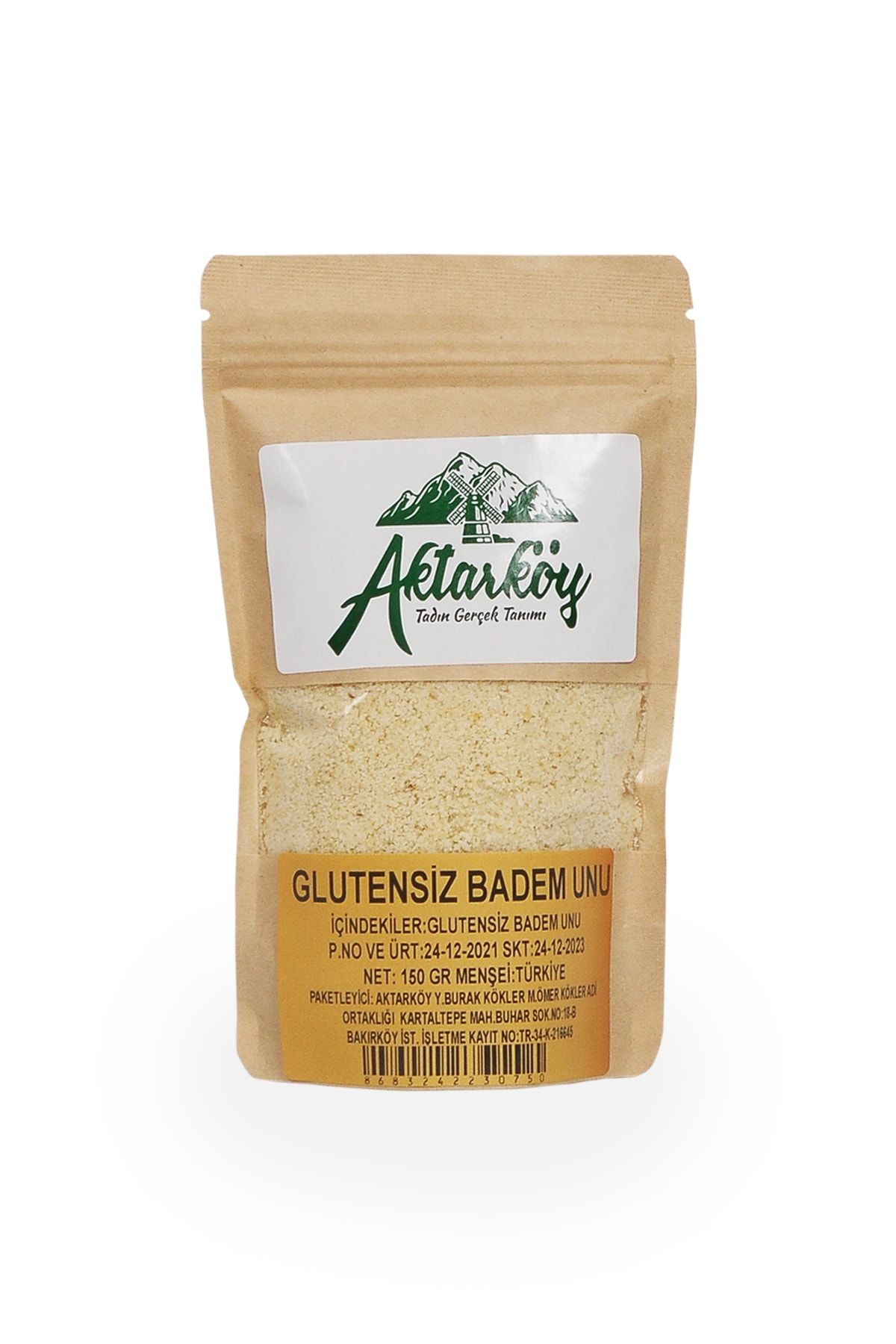 Aktarköy Glutensiz Badem Unu 150 Gr
