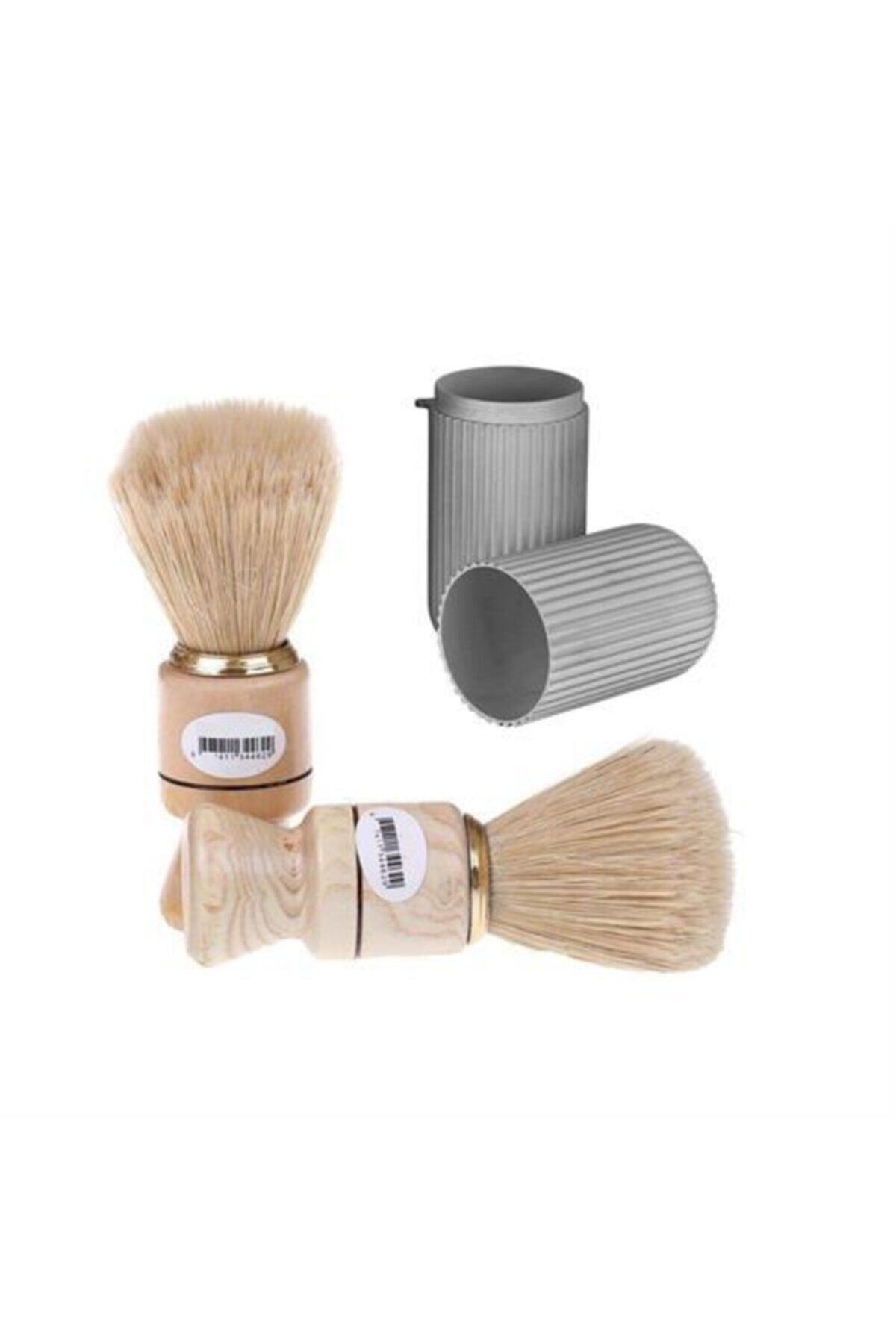 GiftMatikcenter Transformacion Faux Ahşap Saplı Kutulu Tıraş Fırçası 715576 6 Lı Indirimli Paket