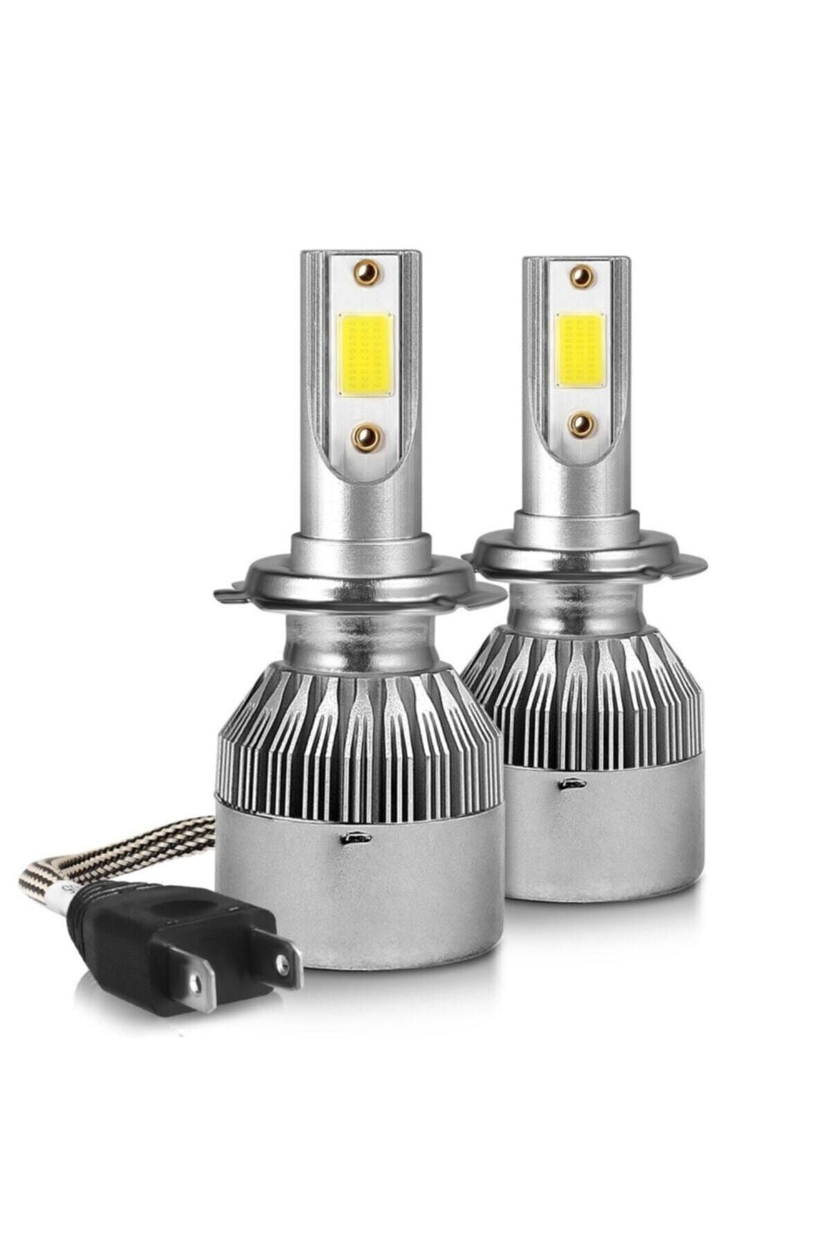 YSL H7 Şimşek Led Zenon Xenon Led Uzun Kısa 10800 Lümen