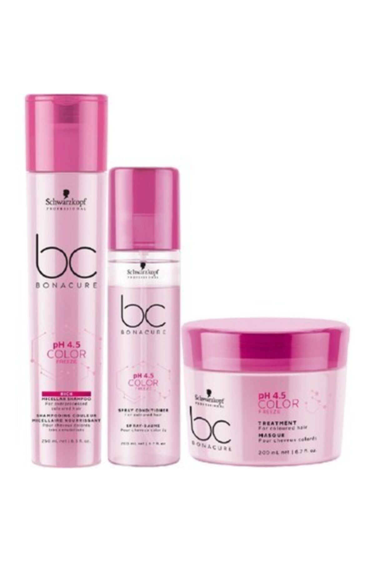 BC Bonacure Keyonline Ph 4.5 Renk Koruma Zengin Micellar 3`lü Set
