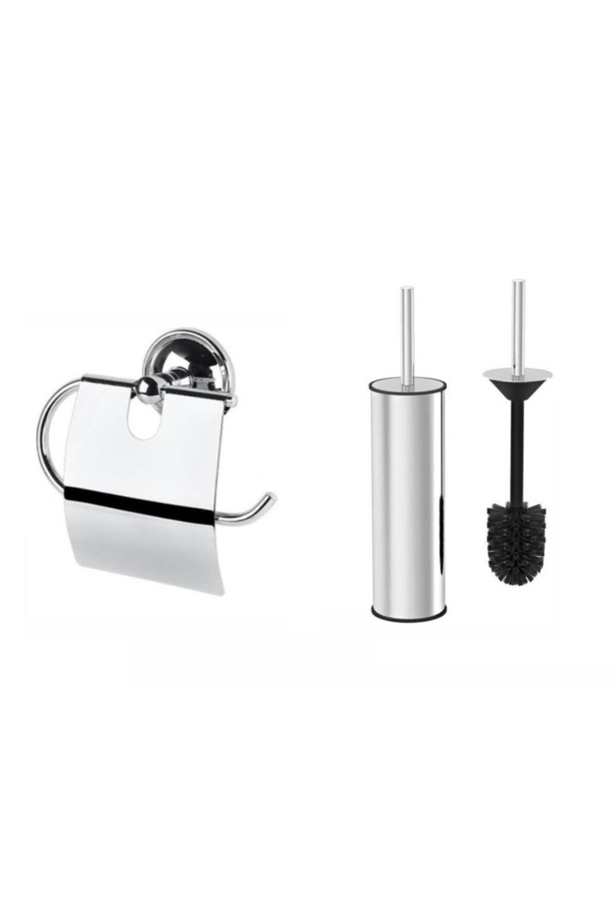 EMPA METAL Krom Tuvalet-banyo Seti V1