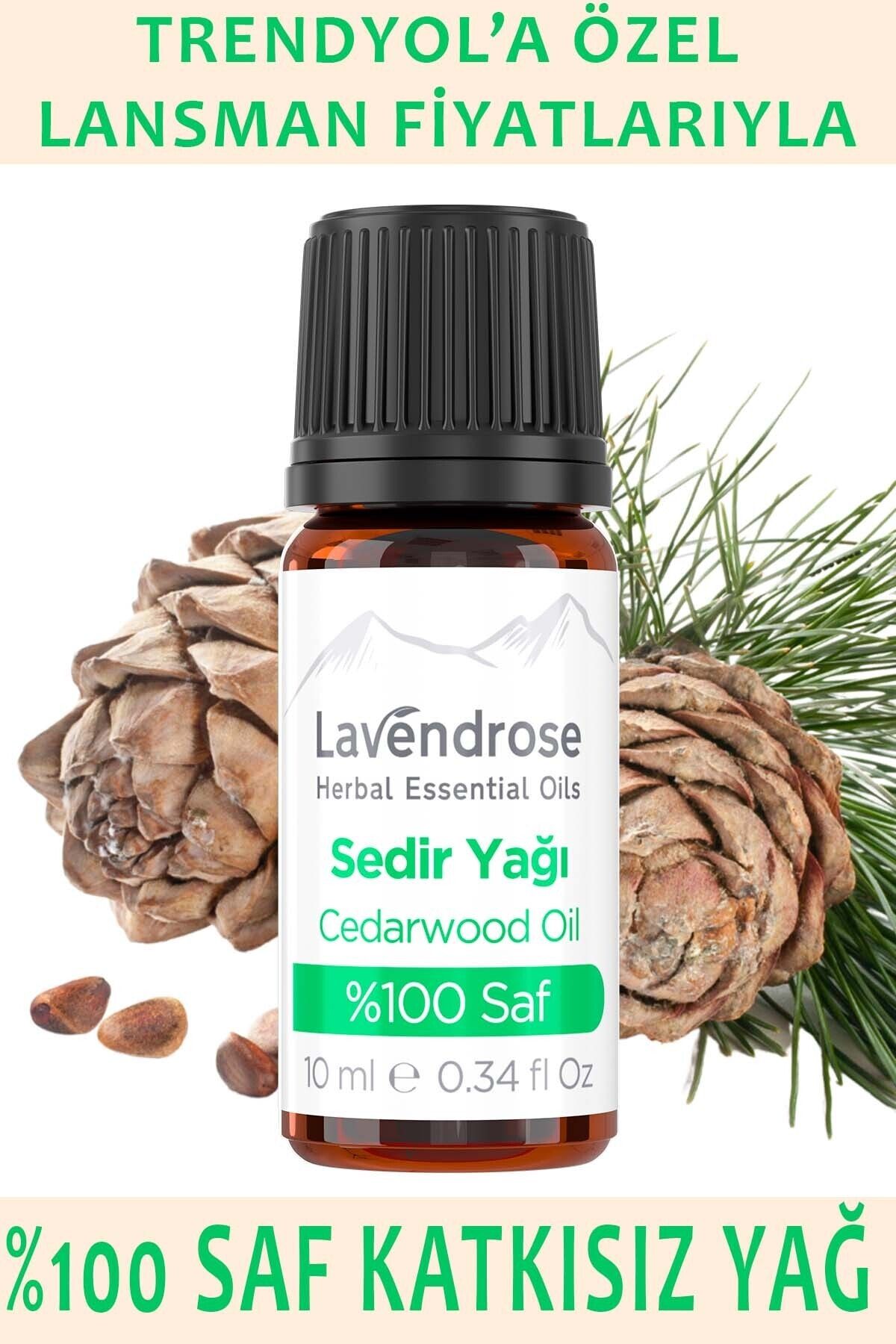 Lavendrose Saf Sedir Ağacı Yağı %100 Bitkisel Organik Karanfil Uçucu Yağ Aroma Terapi Yağı 10 Ml