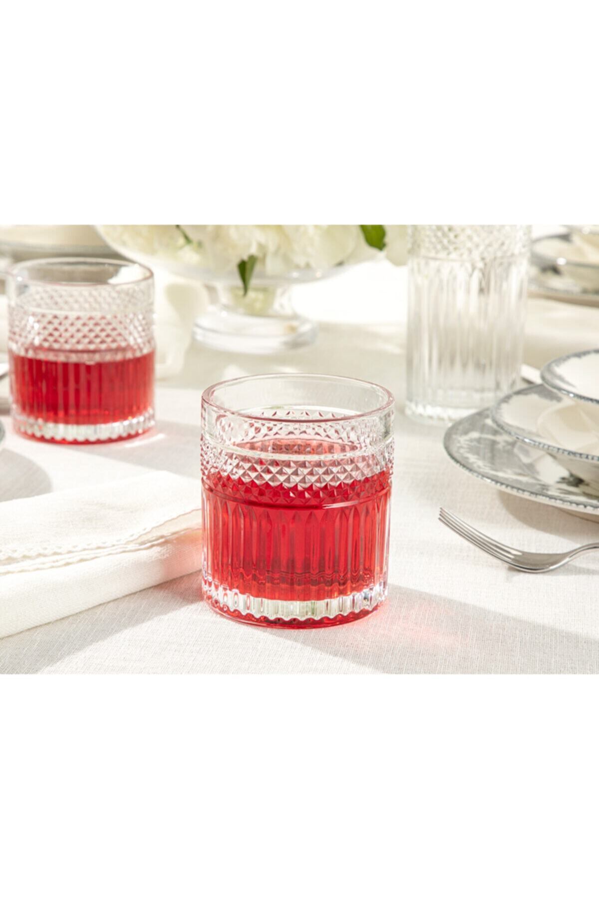 English Home Fairy Cam 4'lü Meşrubat Bardağı 320 Ml Şeffaf
