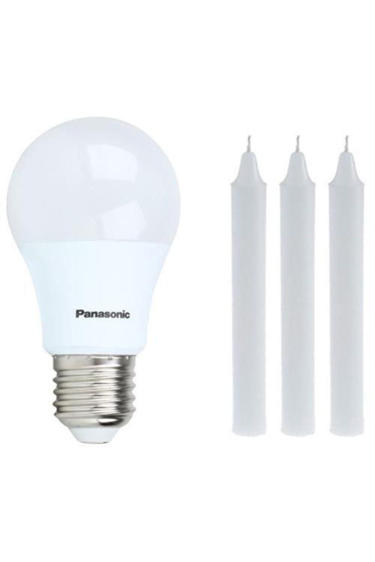 PANASONIC 10 Adet 8.5w E27 Led Ampul Mum Seti 715284 6 Lı