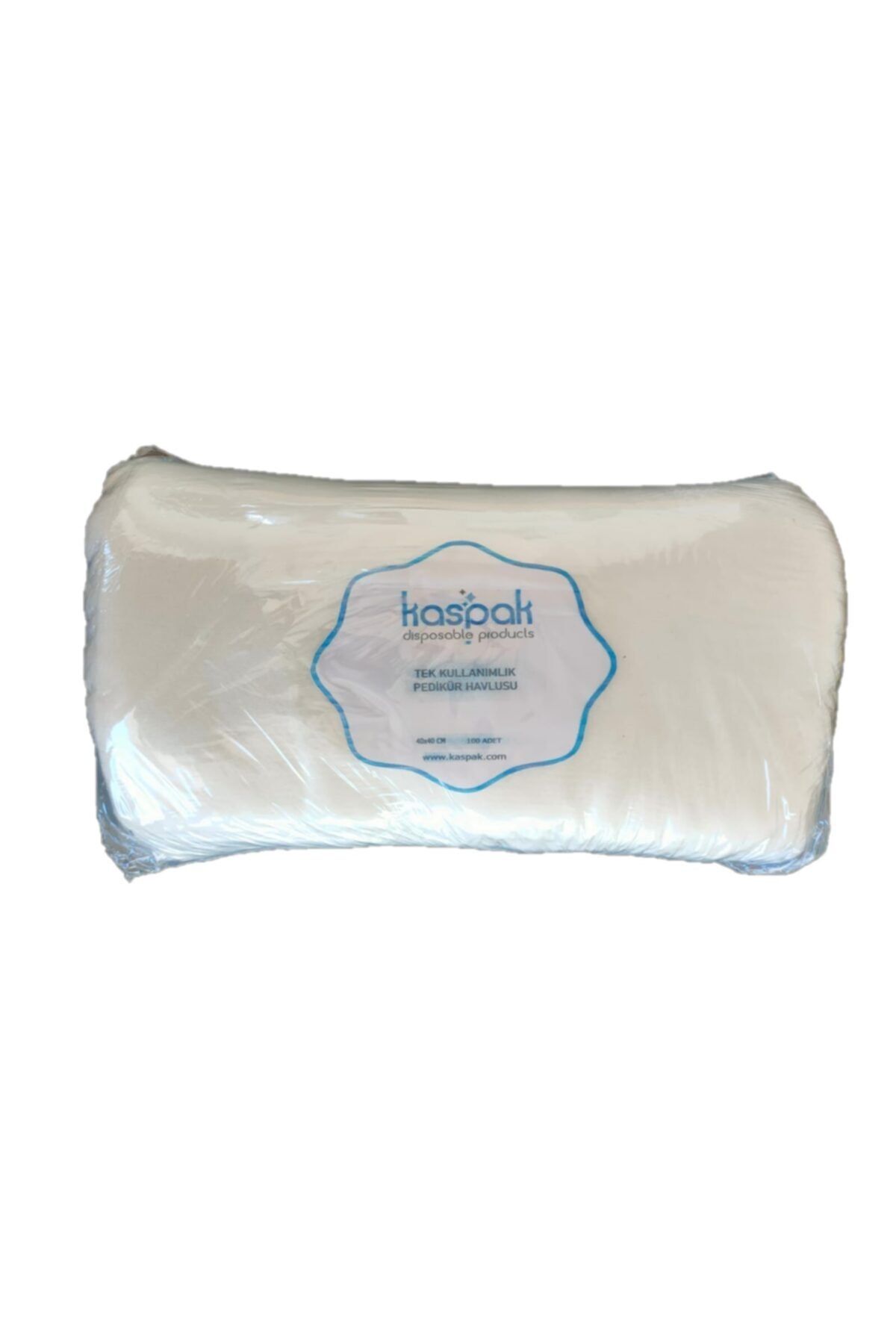kaspak Tek Kullanımlık 40*40 Pedikür Havlusu 100 Adet