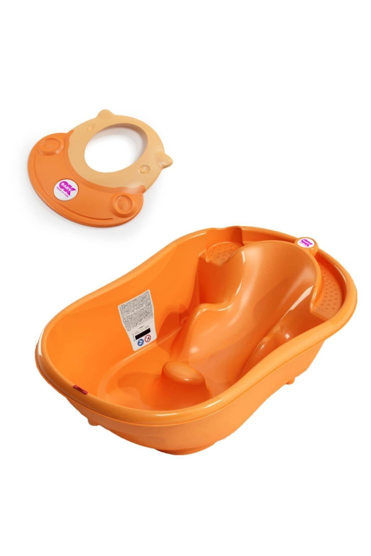 OK Baby Onda Banyo Küveti & Hippo Banyo Siperliği / Turuncu