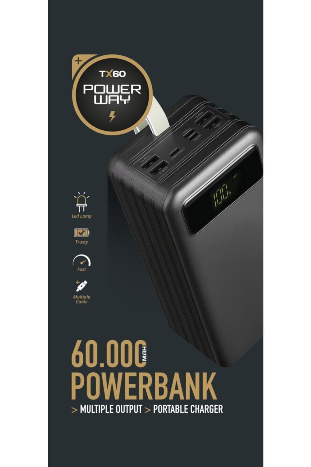 POWERWAY 60.000 Mah Powerbank Tx60