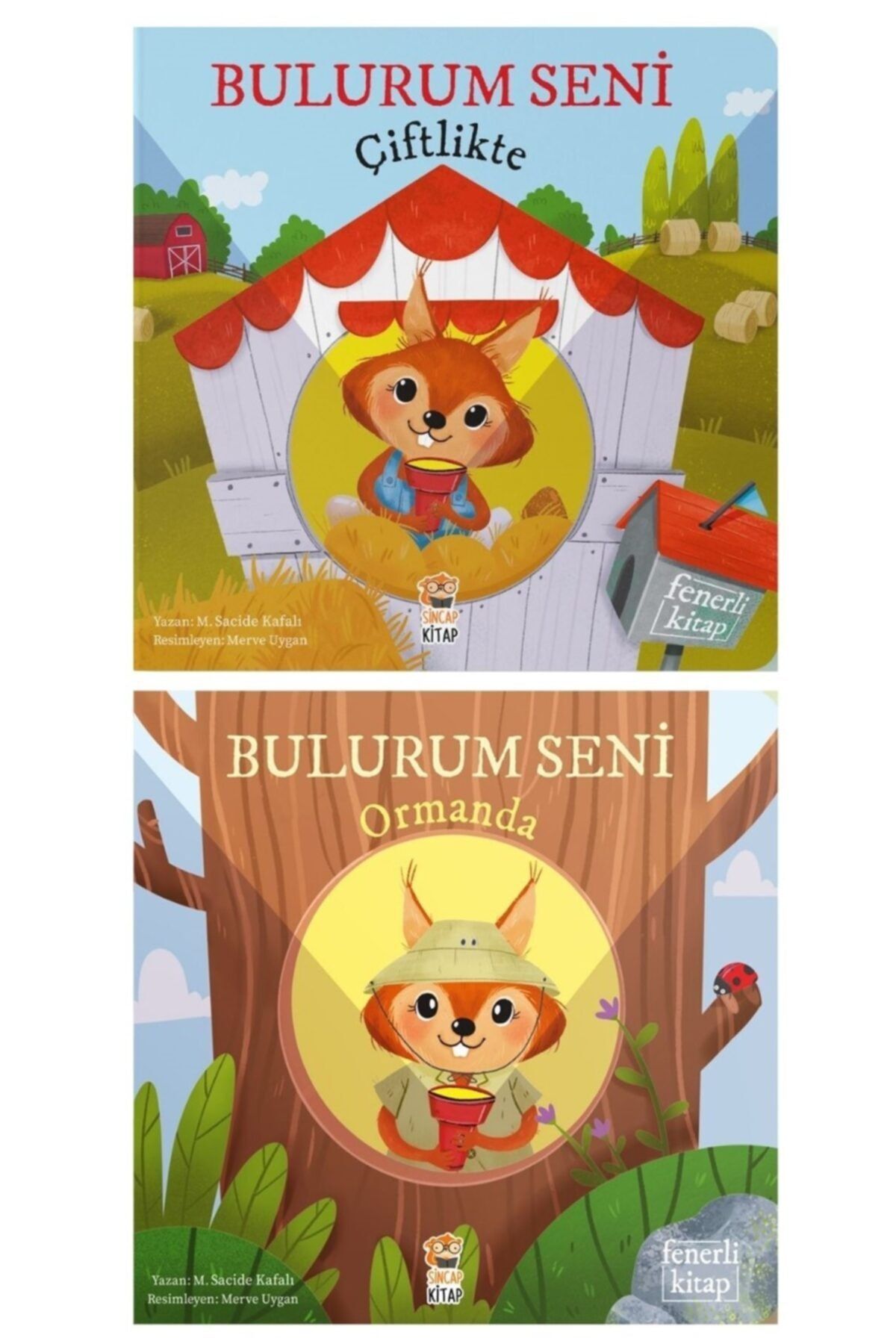 Sincap Kitap Bulurum Seni Çiftlikte Ve Bulurum Seni Ormanda 2 Kitap Set- M. Sacide Kafalı