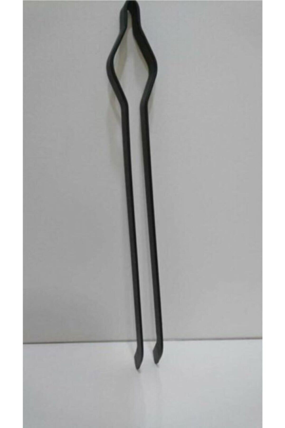 ENES HIRDAVAT Enes Hrdvt Demir Maşa Mangal Soba Maşası Şömine Maşası Ateş Maşası Köz Maşası 60cm Maşa