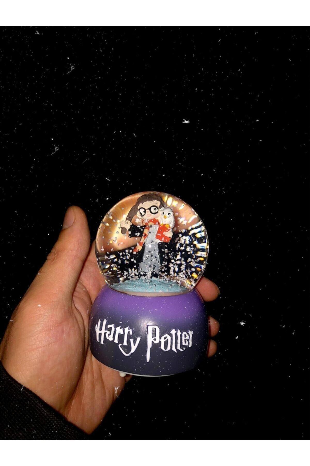 bakiim Harry Potter Renk Değiştiren Işıklı Orta Boy Kar Küresi Arkadaşa Hediye