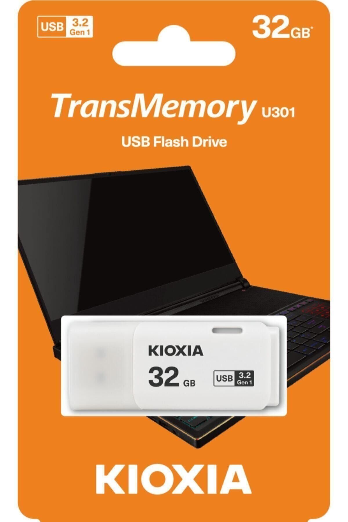 Kioxia 32gb Usb3.2 Gen1 Kıoxıa Beyaz Usb Bellek Lu301w032gg4