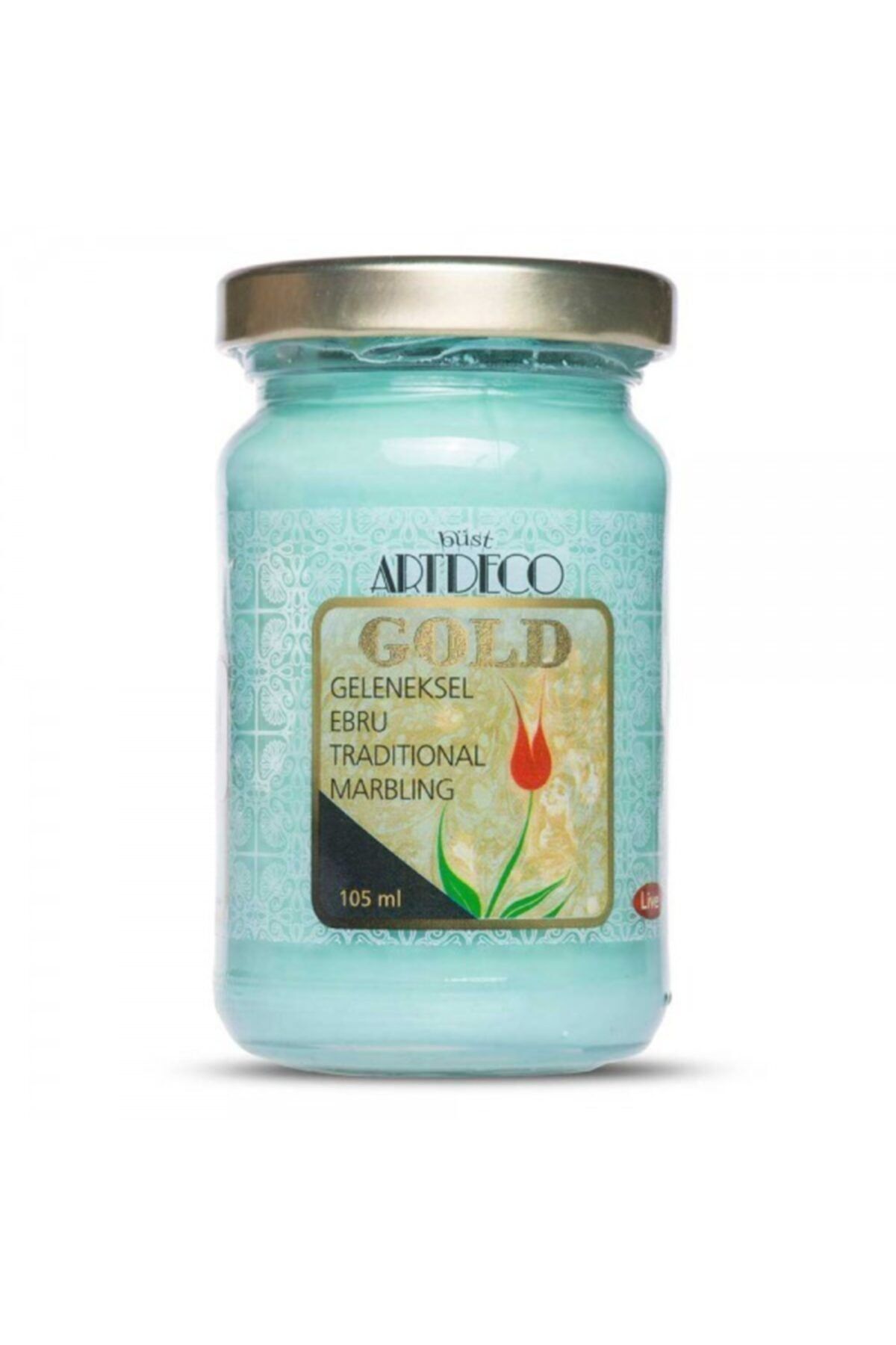 Artdeco Gold : Geleneksel Ebru Boyası : 105 Ml : Yeşim 575 S.3