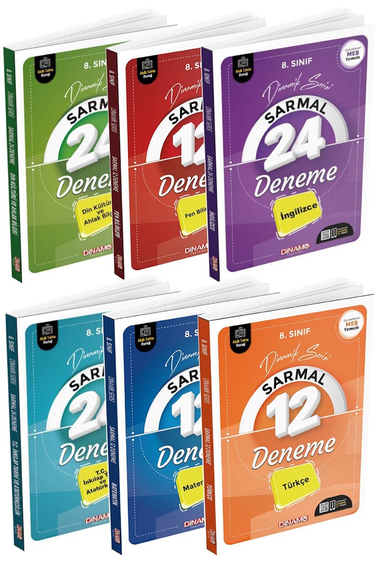 Dinamo Yayınları 2022 8. Sınıf Sarmal Denemeler Set 6 Kitap