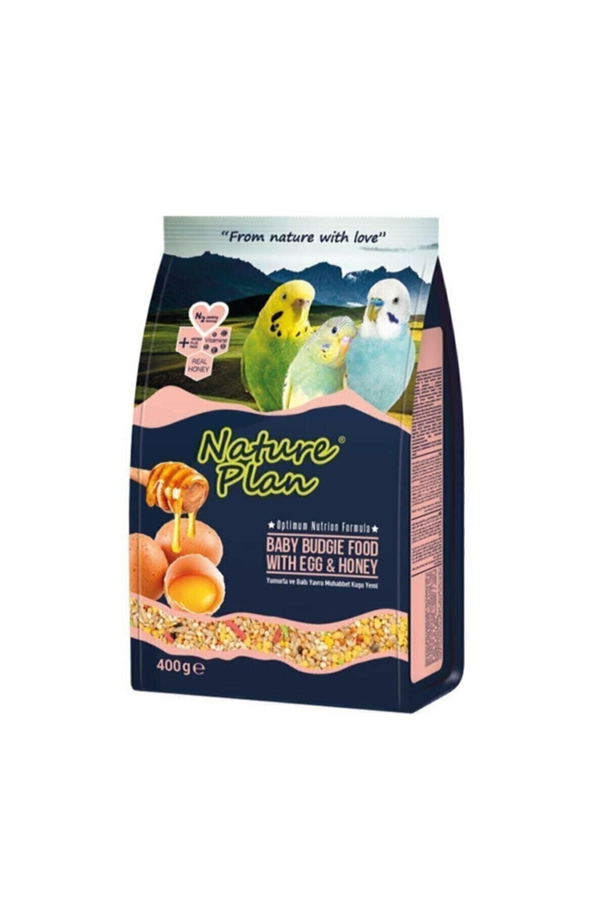 Nature Plan Yumurta ve Ballı Yavru Muhabbet Kuşu Yemi 400 gr