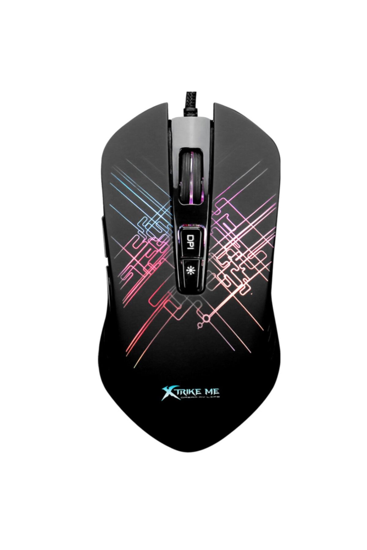 wowlcraft wowlett Xtrike Me Gm-510 Kablolu Oyuncu Mouse 7 Rgb Renk 7 Tuşlu Oyuncu Mouse Uyumlu