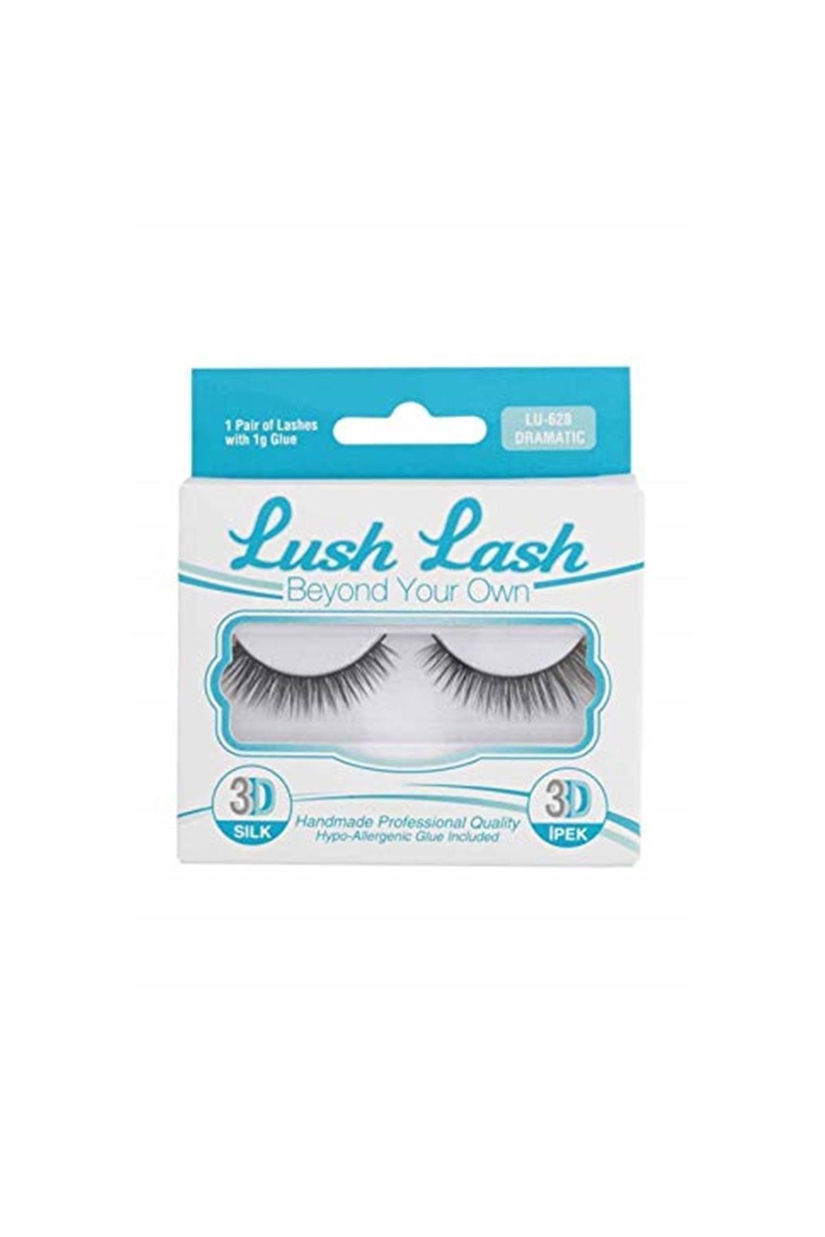 Lush Lash Marka: Lu-628 Dramatic Ipek Takma Kirpik 1 Paket (1 X 1 Adet) Kategori: Takma