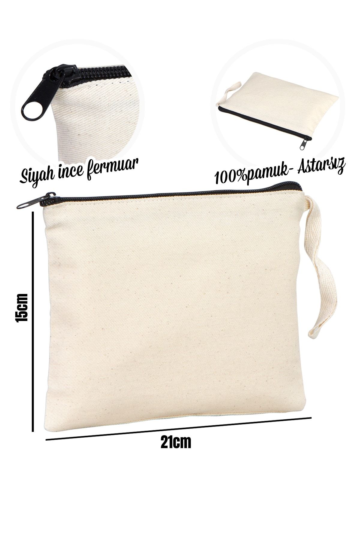 Pamusan Clutch Çanta Astarsız 21x15 cm 20 Adet