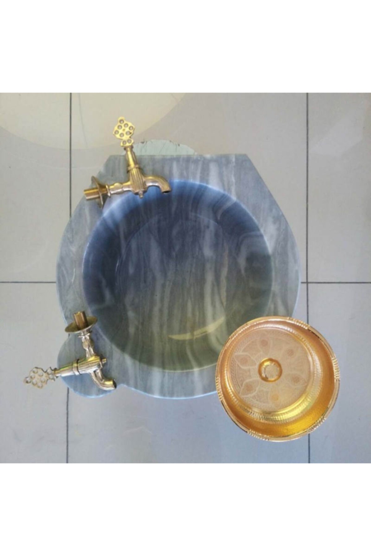 entrend11 Marmara Pijamalı Hamam Konsept Set
