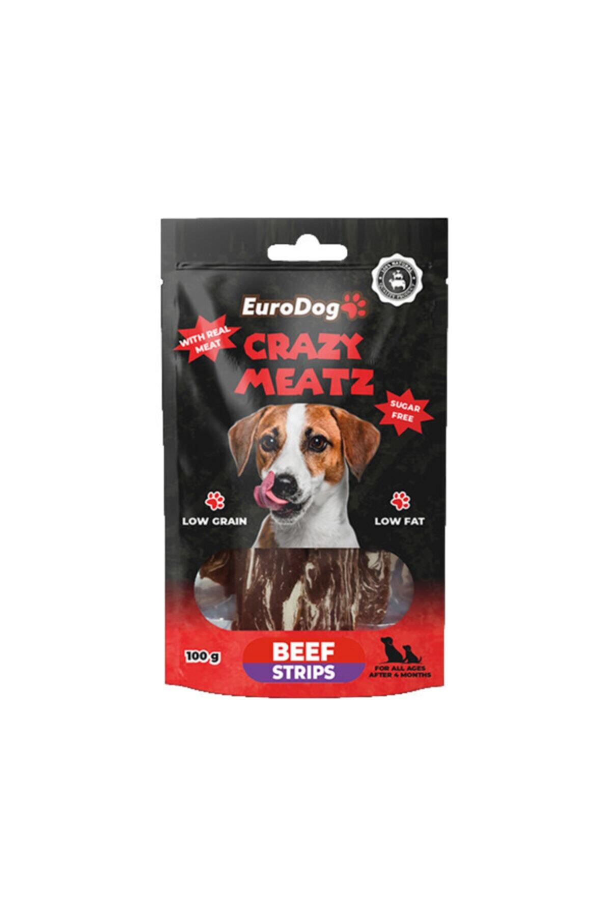 Eurodog Beef Strips Köpek Ödül 100 Gr