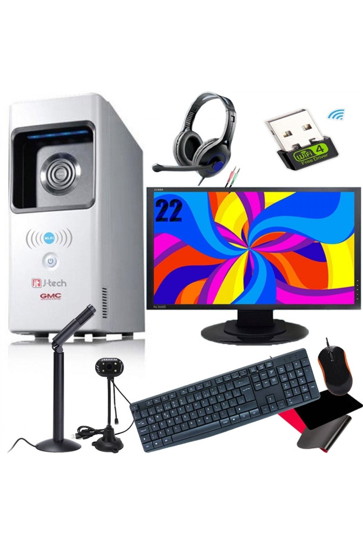 JTECH A10-9630 3.30ghz 4gb Ram 120gb Ssd 22\