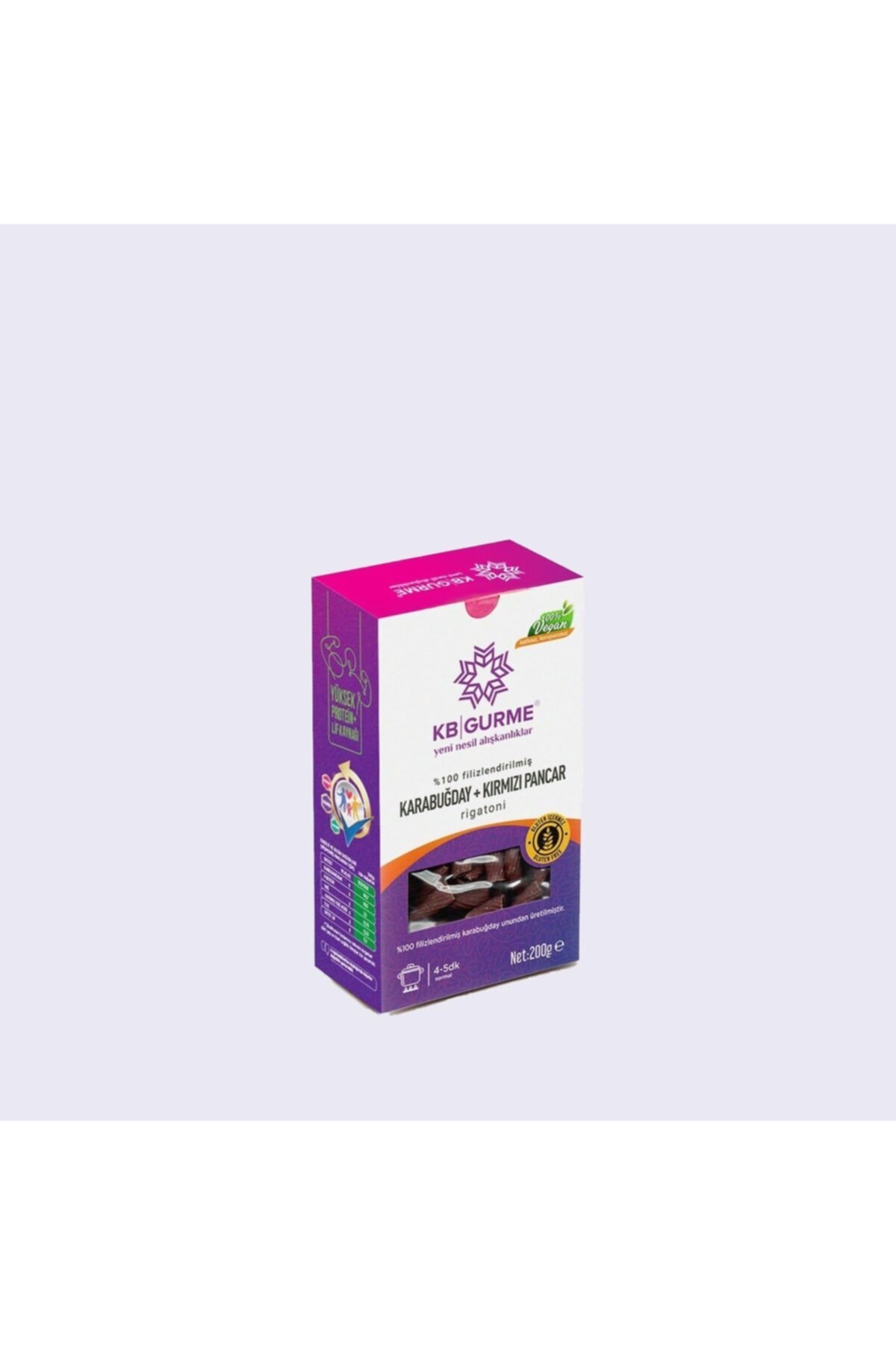 Kbgurme Kb Gurme Filizlendirilmiş Karabuğday + Kırmızı Pancar Rigatoni 200 Gr