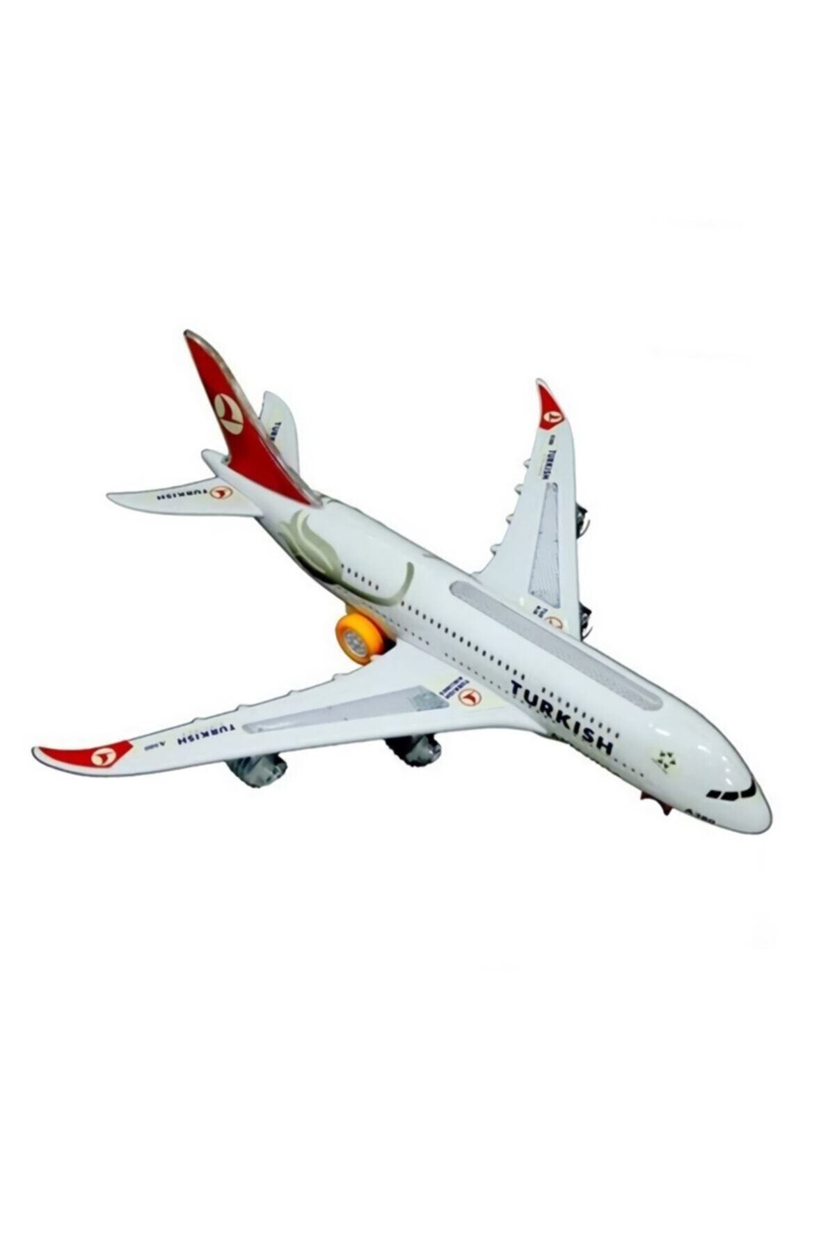 CİMCİME OYUNCAK Ch133tk Thy Airbus A380 Işıklı Sesli & Yürüyebilen Oyuncak Uçak Jumbo Boy