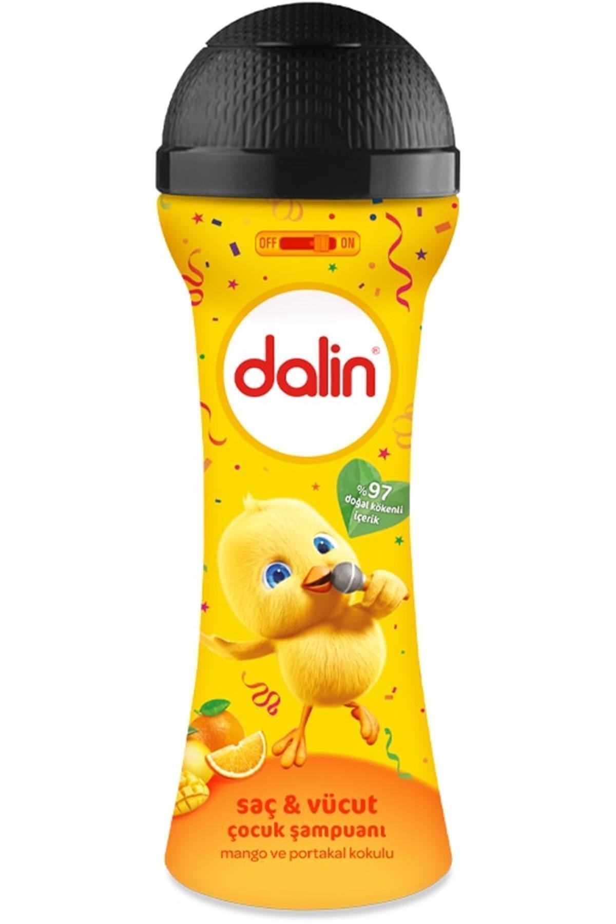 Dalin Mikrofon Şişe Mango - Portakal Saç ve Vücut Şampuanı 250 ml